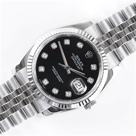 Vendesi Rolex Datejust 10P Diamond 116234NG Black shell 5